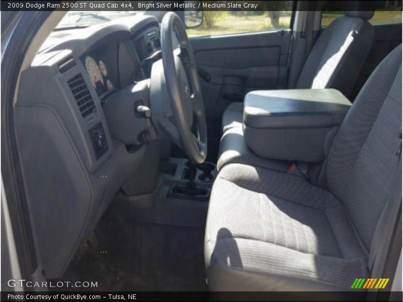 Bright Silver Metallic / Medium Slate Gray 2009 Dodge Ram 2500 ST Quad Cab 4x4
