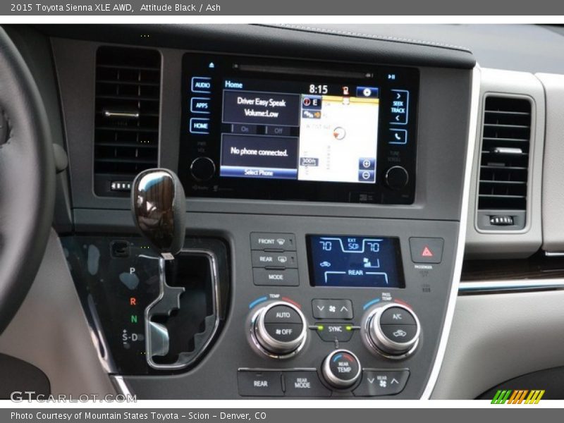 Attitude Black / Ash 2015 Toyota Sienna XLE AWD