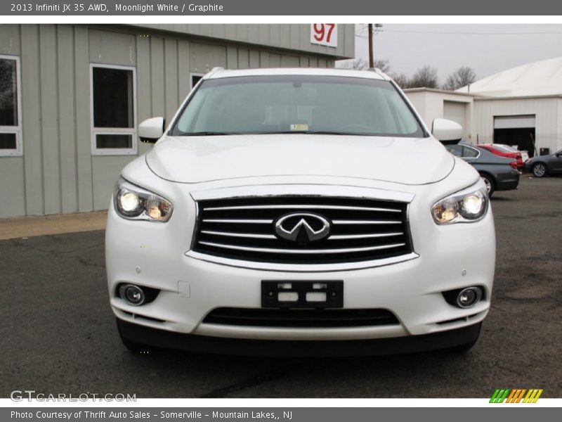 Moonlight White / Graphite 2013 Infiniti JX 35 AWD