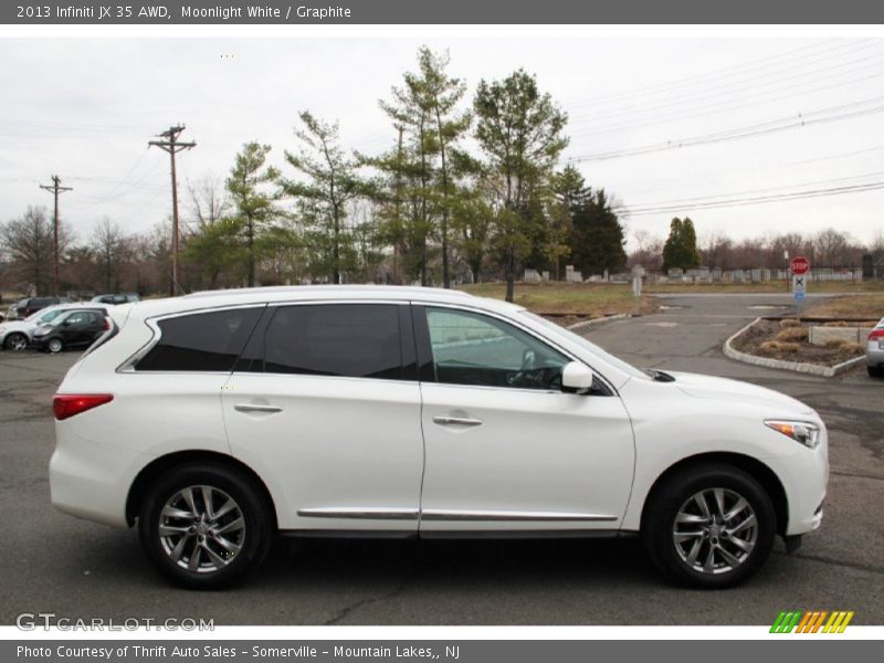 Moonlight White / Graphite 2013 Infiniti JX 35 AWD