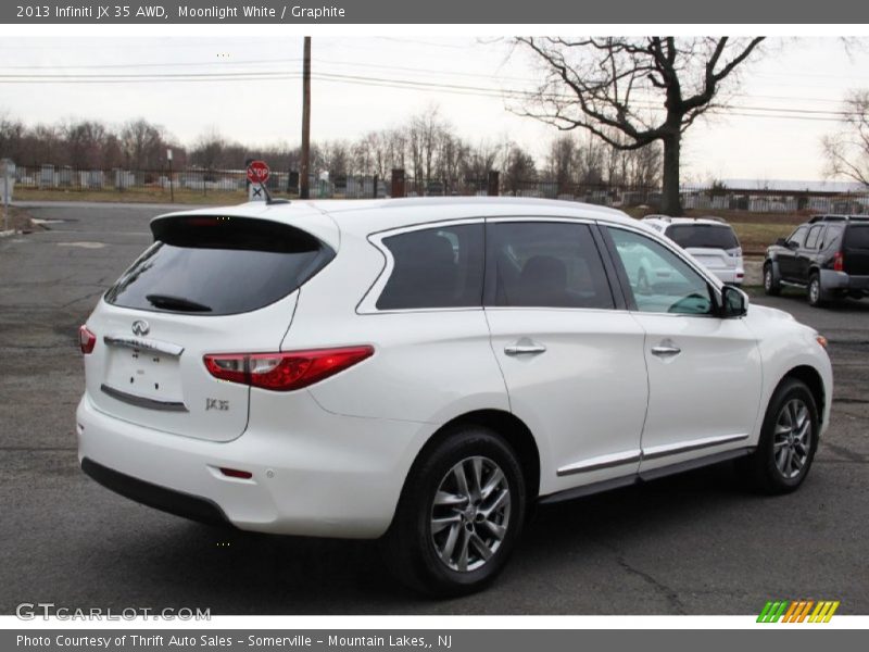 Moonlight White / Graphite 2013 Infiniti JX 35 AWD