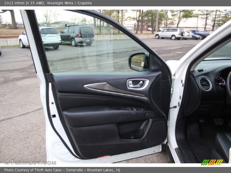 Moonlight White / Graphite 2013 Infiniti JX 35 AWD