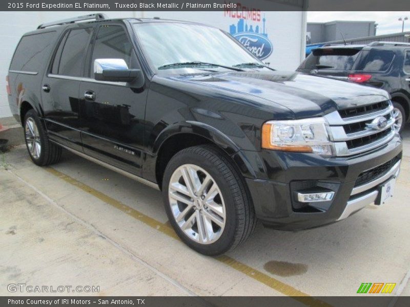 Tuxedo Black Metallic / Platinum Brunello 2015 Ford Expedition EL Platinum