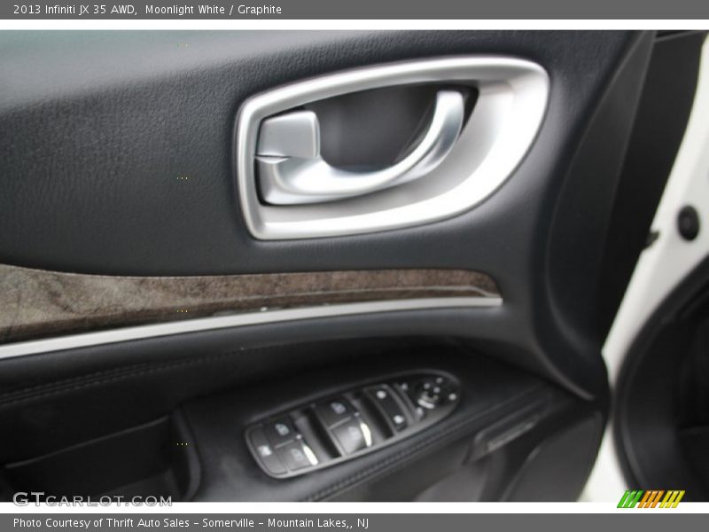 Moonlight White / Graphite 2013 Infiniti JX 35 AWD