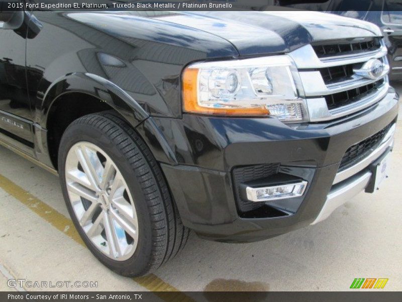 Tuxedo Black Metallic / Platinum Brunello 2015 Ford Expedition EL Platinum