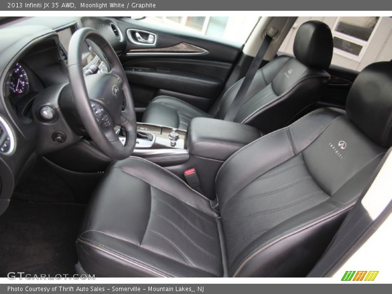 Moonlight White / Graphite 2013 Infiniti JX 35 AWD