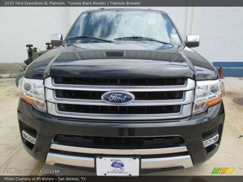 Tuxedo Black Metallic / Platinum Brunello 2015 Ford Expedition EL Platinum