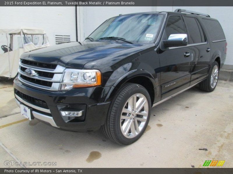 Tuxedo Black Metallic / Platinum Brunello 2015 Ford Expedition EL Platinum