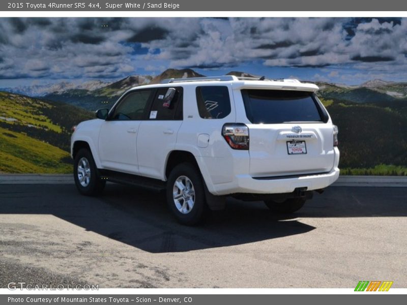 Super White / Sand Beige 2015 Toyota 4Runner SR5 4x4