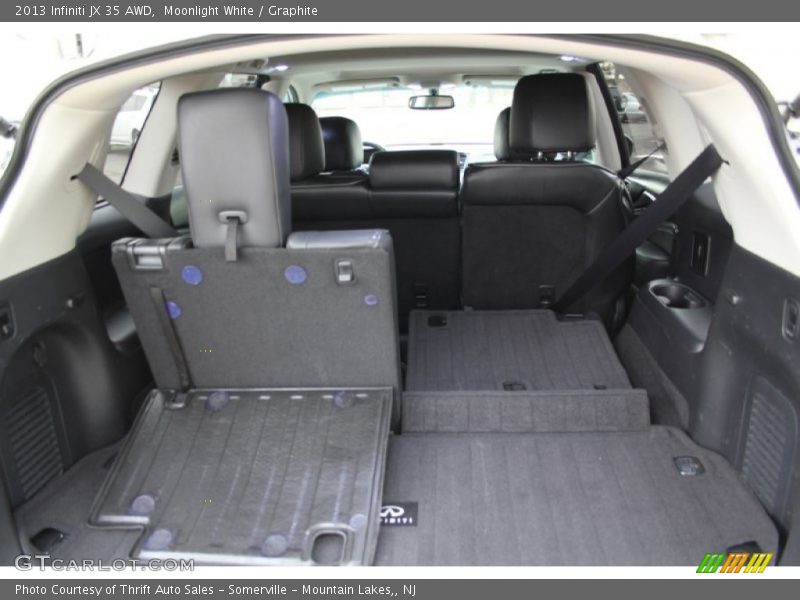 Moonlight White / Graphite 2013 Infiniti JX 35 AWD