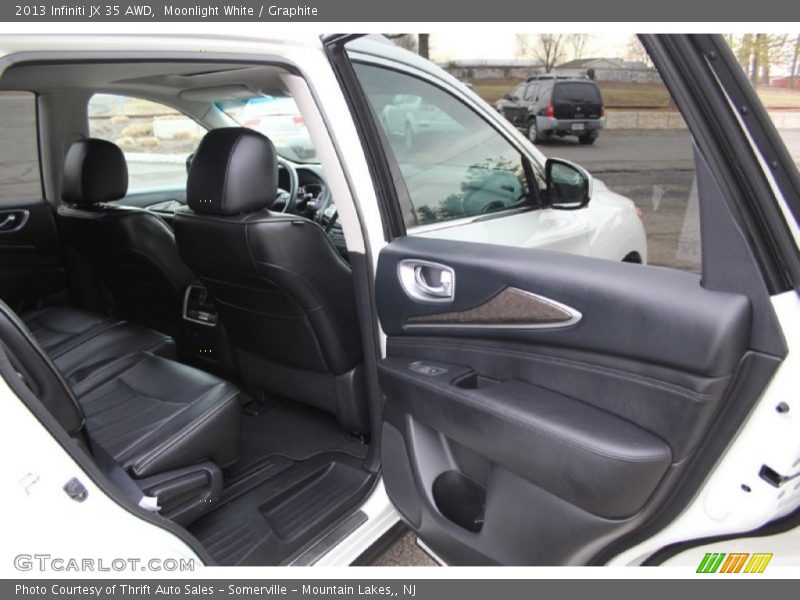 Moonlight White / Graphite 2013 Infiniti JX 35 AWD