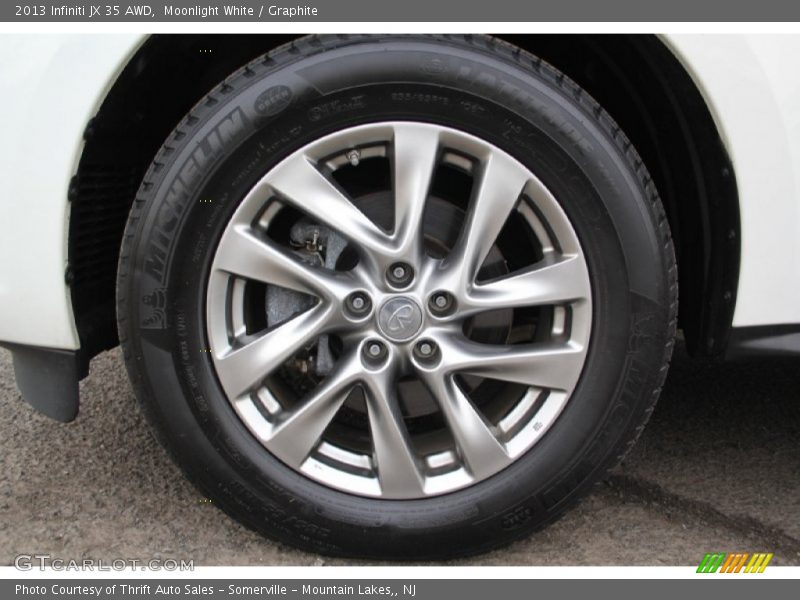 Moonlight White / Graphite 2013 Infiniti JX 35 AWD