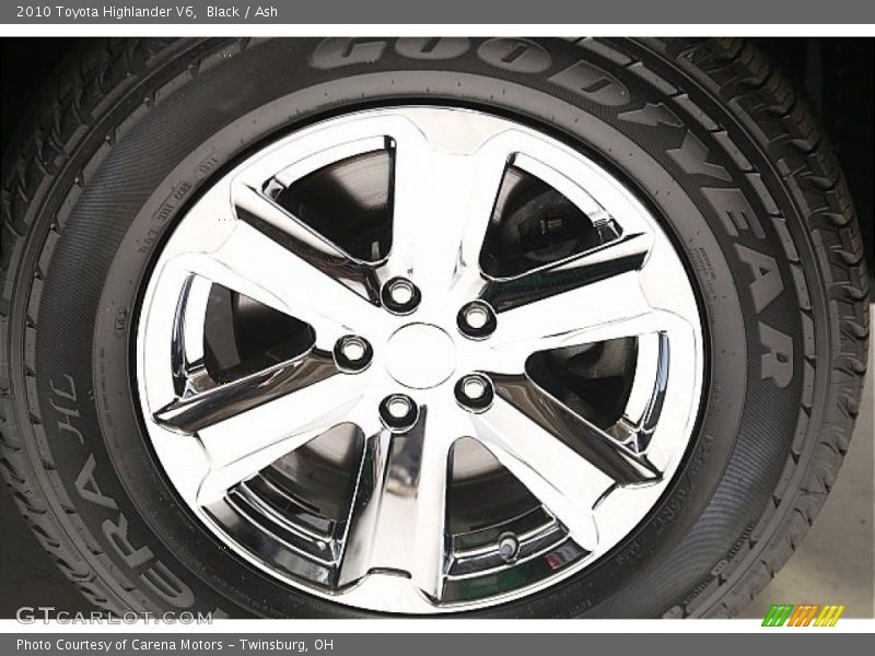 Black / Ash 2010 Toyota Highlander V6