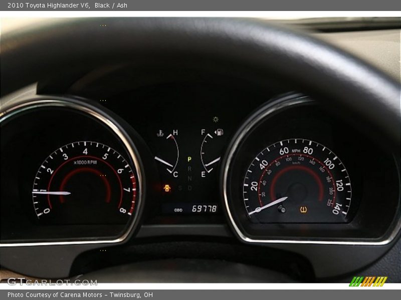 Black / Ash 2010 Toyota Highlander V6