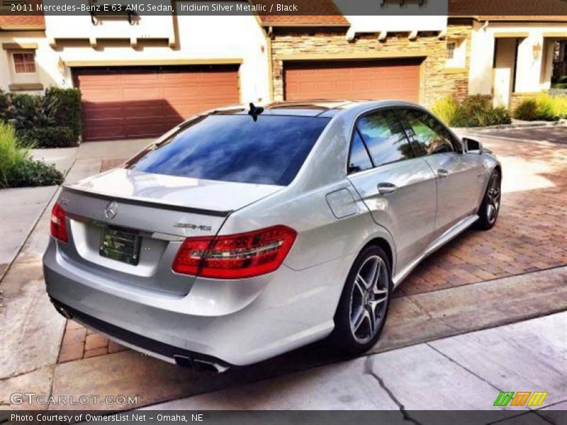 Iridium Silver Metallic / Black 2011 Mercedes-Benz E 63 AMG Sedan