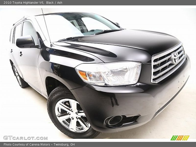 Black / Ash 2010 Toyota Highlander V6