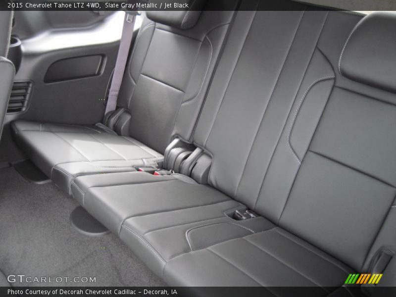 Slate Gray Metallic / Jet Black 2015 Chevrolet Tahoe LTZ 4WD