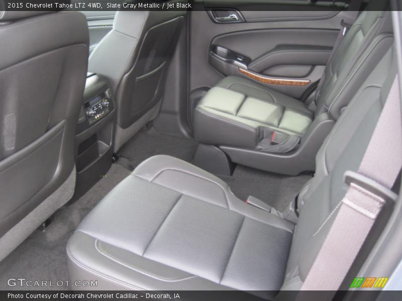 Slate Gray Metallic / Jet Black 2015 Chevrolet Tahoe LTZ 4WD