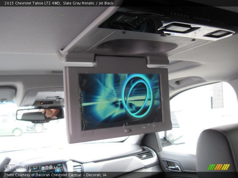 Slate Gray Metallic / Jet Black 2015 Chevrolet Tahoe LTZ 4WD
