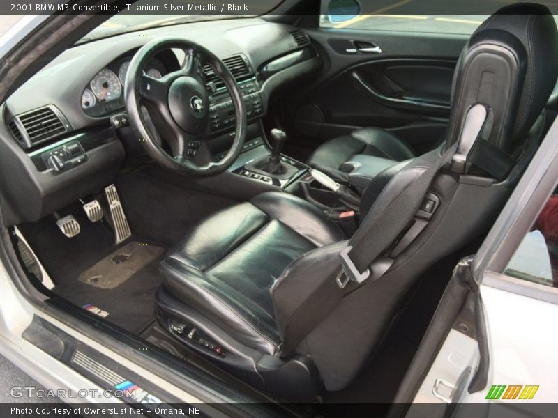 Black Interior - 2001 M3 Convertible 