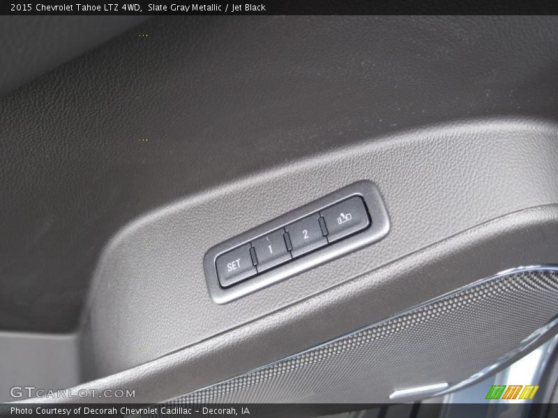 Slate Gray Metallic / Jet Black 2015 Chevrolet Tahoe LTZ 4WD
