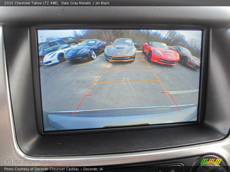 Slate Gray Metallic / Jet Black 2015 Chevrolet Tahoe LTZ 4WD