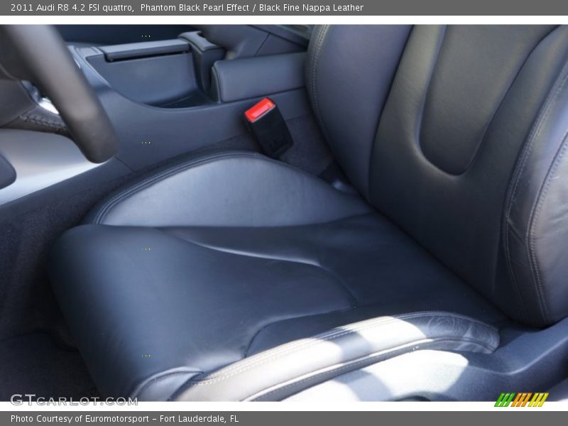 Phantom Black Pearl Effect / Black Fine Nappa Leather 2011 Audi R8 4.2 FSI quattro