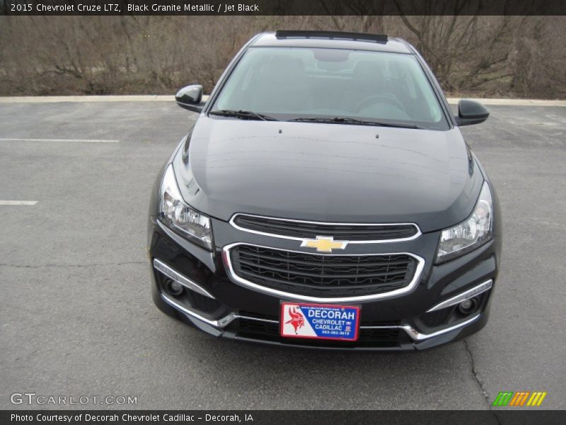 Black Granite Metallic / Jet Black 2015 Chevrolet Cruze LTZ
