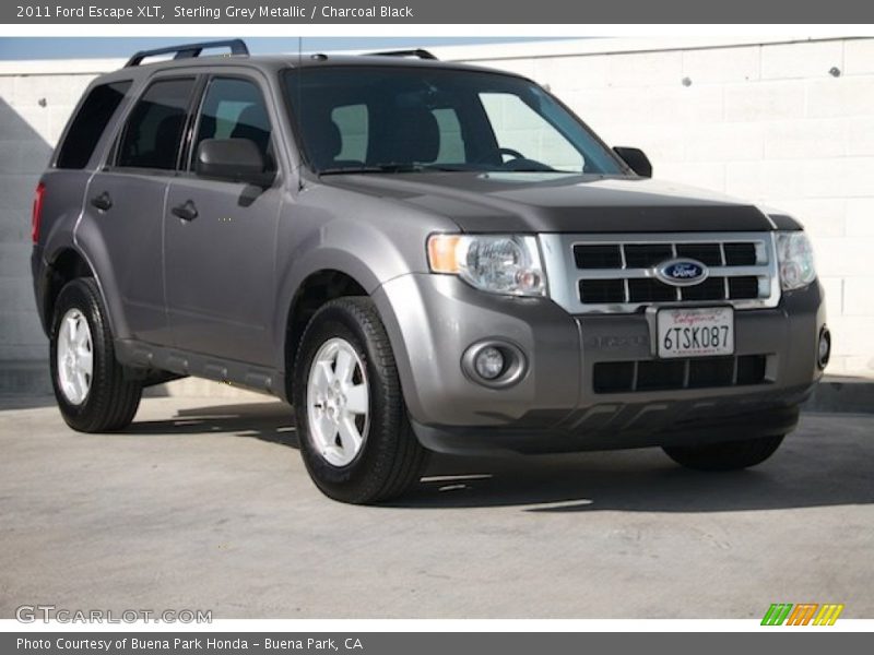 Sterling Grey Metallic / Charcoal Black 2011 Ford Escape XLT