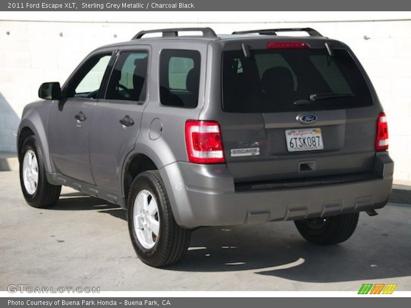 Sterling Grey Metallic / Charcoal Black 2011 Ford Escape XLT