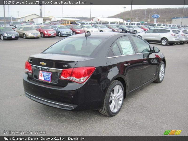 Black Granite Metallic / Jet Black 2015 Chevrolet Cruze LTZ