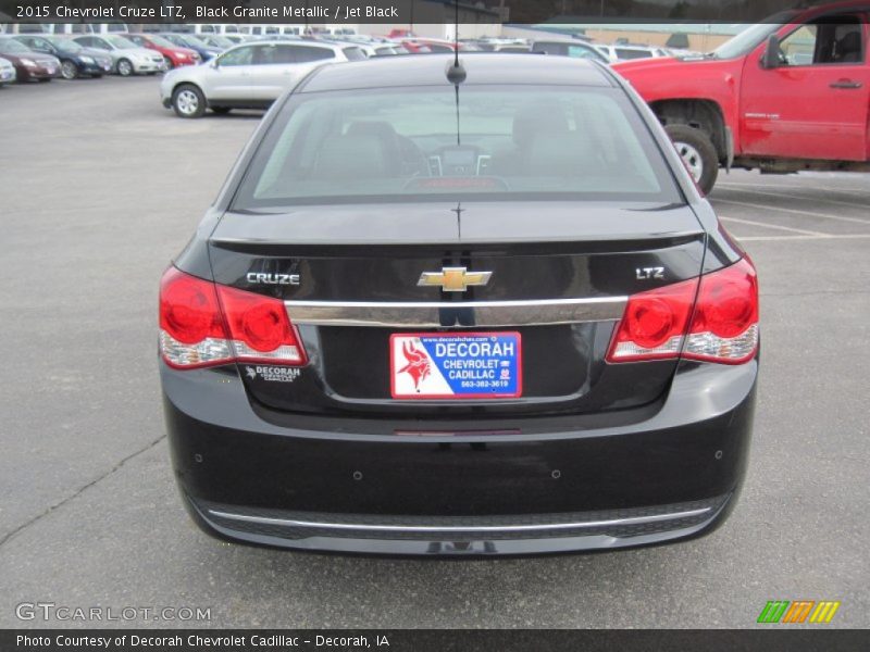 Black Granite Metallic / Jet Black 2015 Chevrolet Cruze LTZ
