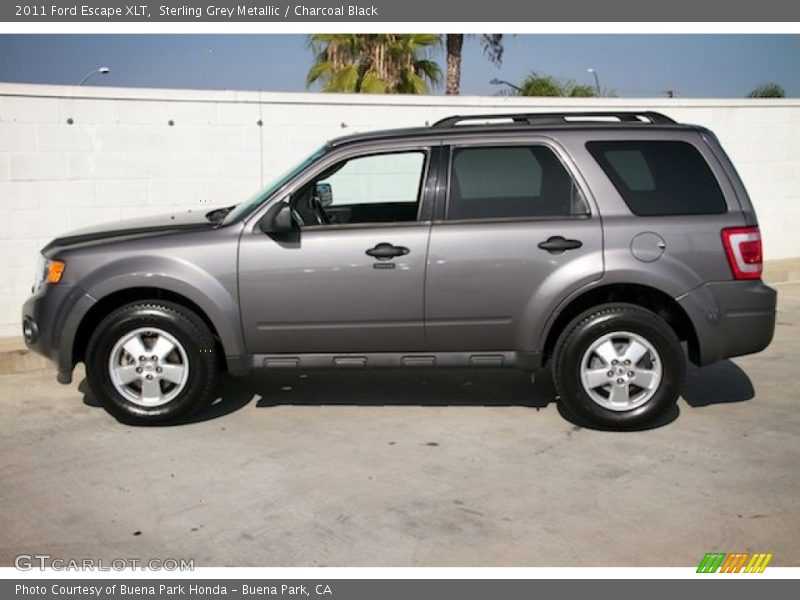 Sterling Grey Metallic / Charcoal Black 2011 Ford Escape XLT