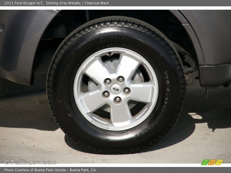 Sterling Grey Metallic / Charcoal Black 2011 Ford Escape XLT