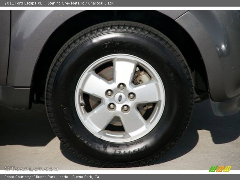 Sterling Grey Metallic / Charcoal Black 2011 Ford Escape XLT