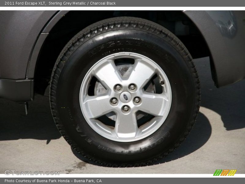 Sterling Grey Metallic / Charcoal Black 2011 Ford Escape XLT