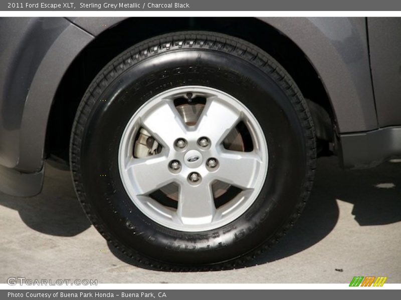 Sterling Grey Metallic / Charcoal Black 2011 Ford Escape XLT
