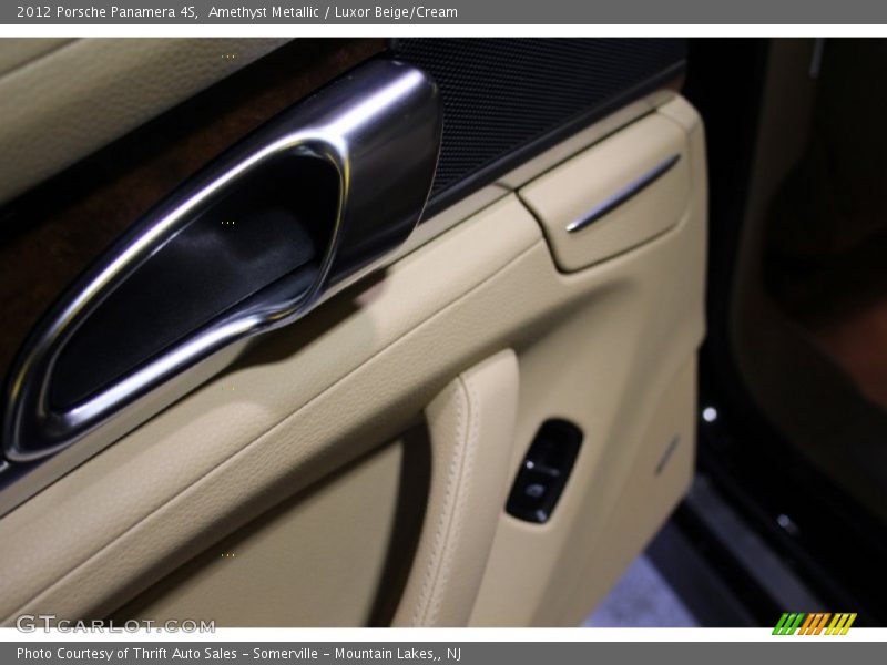 Amethyst Metallic / Luxor Beige/Cream 2012 Porsche Panamera 4S