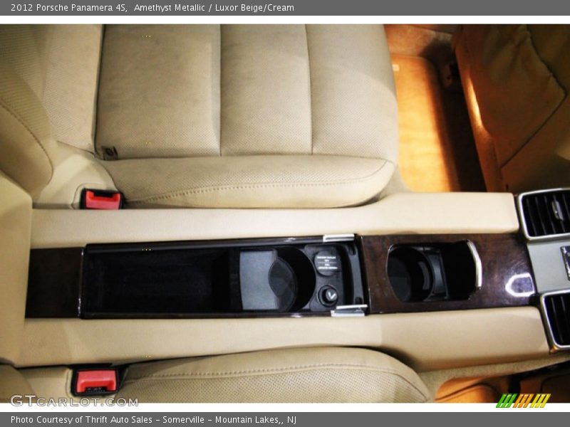 Amethyst Metallic / Luxor Beige/Cream 2012 Porsche Panamera 4S