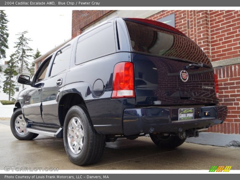 Blue Chip / Pewter Gray 2004 Cadillac Escalade AWD