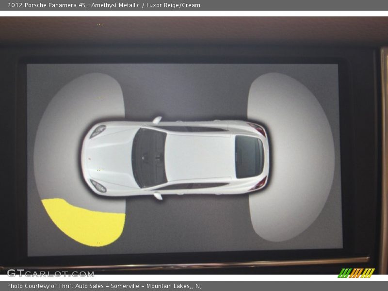 Amethyst Metallic / Luxor Beige/Cream 2012 Porsche Panamera 4S
