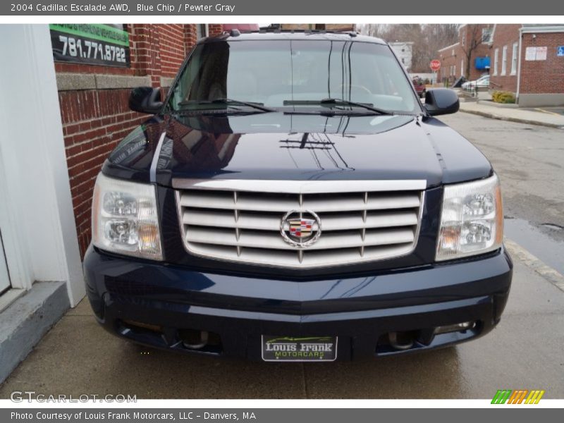 Blue Chip / Pewter Gray 2004 Cadillac Escalade AWD