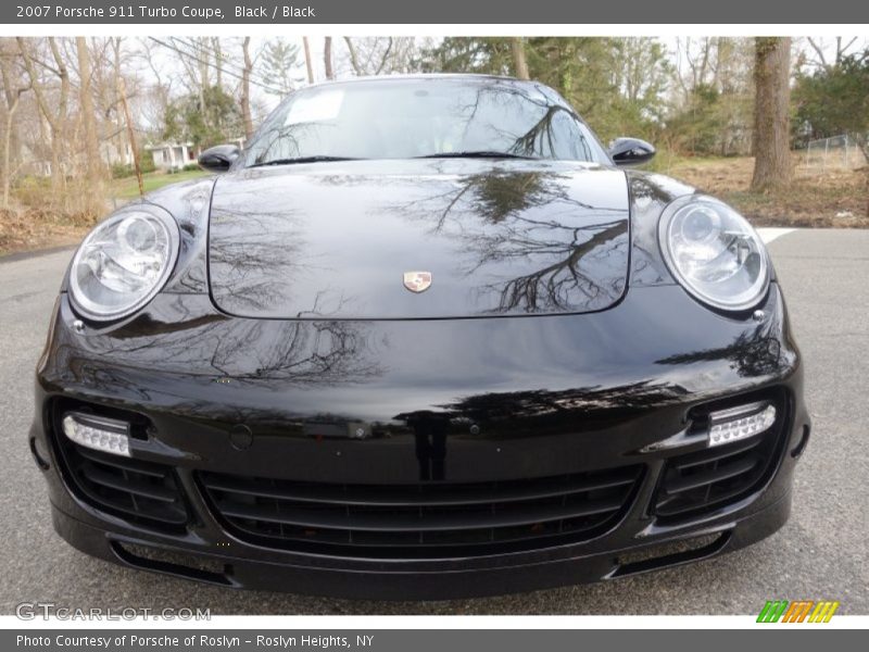 Black / Black 2007 Porsche 911 Turbo Coupe