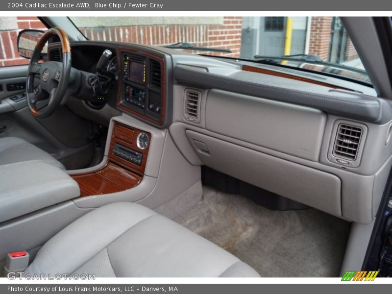 Blue Chip / Pewter Gray 2004 Cadillac Escalade AWD