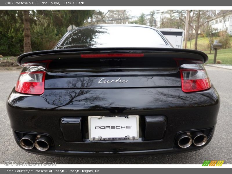 Black / Black 2007 Porsche 911 Turbo Coupe