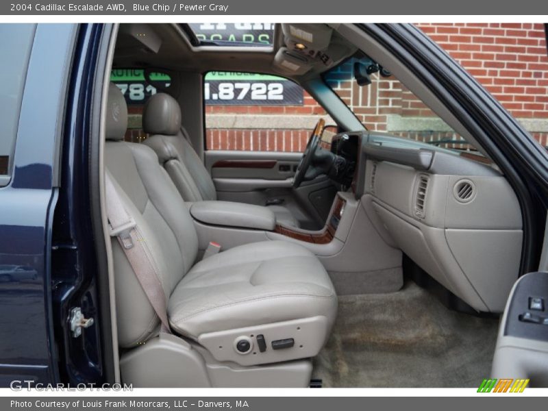 Blue Chip / Pewter Gray 2004 Cadillac Escalade AWD