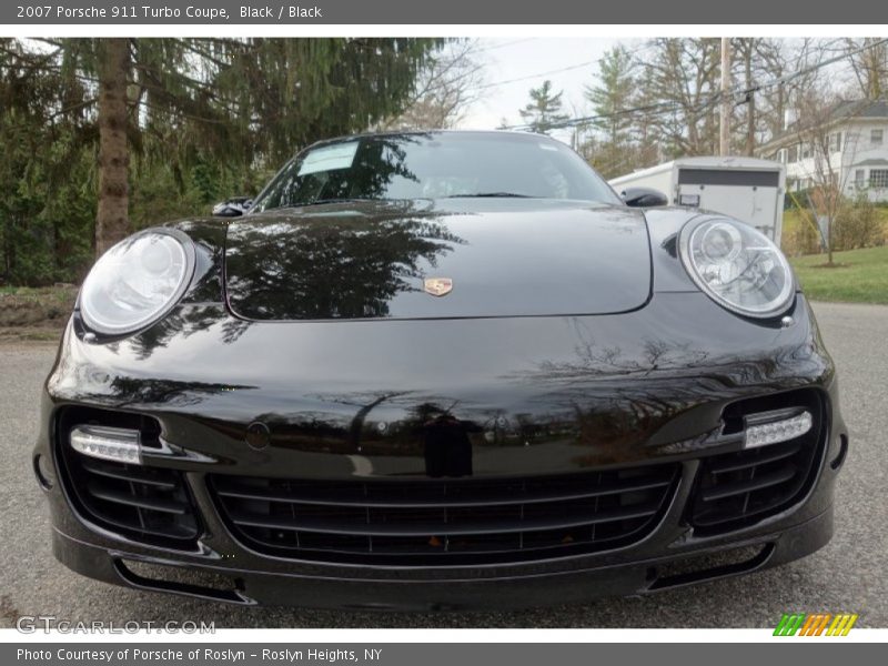 Black / Black 2007 Porsche 911 Turbo Coupe