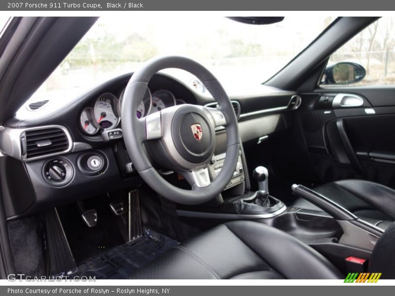 Black / Black 2007 Porsche 911 Turbo Coupe