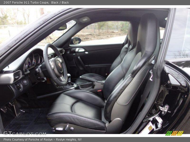 Black / Black 2007 Porsche 911 Turbo Coupe