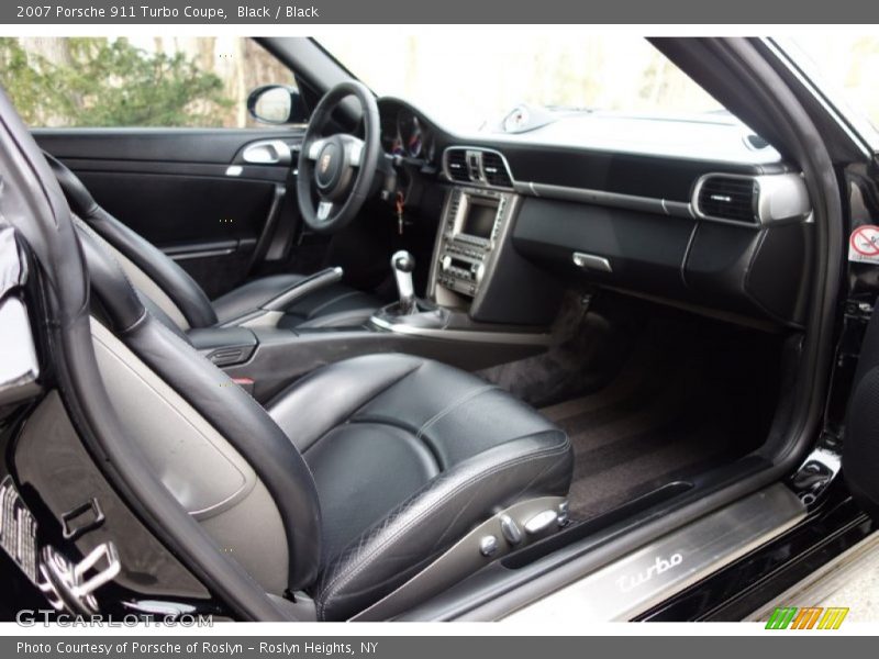 Black / Black 2007 Porsche 911 Turbo Coupe